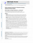 Research paper thumbnail of Social contextual risk factors for stimulant use among adolescent American Indians