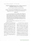 Research paper thumbnail of Trend of rainfall and temperature in different regions of Bangladesh during last five decades