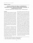 Research paper thumbnail of Study on Role of Oral Clonidine in Laparoscopic Cholecystectomy Surgery – A Comparative Study