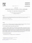 Research paper thumbnail of Antibacterial activity of Leonurus sibiricus aerial parts