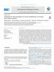 Research paper thumbnail of Untargeted GC–MS investigation of serum metabolomics of coronary artery disease patients