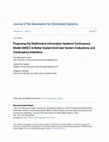 Research paper thumbnail of Proposing the Multimotive Information Systems Continuance Model (MISC) to Better Explain End-User System Evaluations and Continuance Intentions