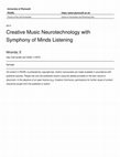 Research paper thumbnail of Creative Music Neurotechnology with Symphony of Minds Listening