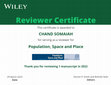 Research paper thumbnail of PSP Reviewer Certificate 2022