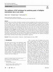 Research paper thumbnail of The usefulness of NLP techniques for predicting peaks in firefighter interventions due to rare events