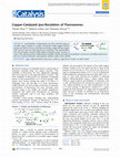 Research paper thumbnail of Copper-Catalyzed ipso-Borylation of Fluoroarenes