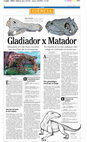 Research paper thumbnail of Gladiador x Matador Descoberto em São Paulo crocodilo que assustava até os dinossauros