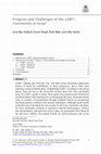 Research paper thumbnail of Progress and Challenges of the LGBT+ Community in Israel