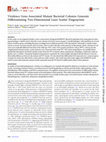 Research paper thumbnail of Virulence Gene-Associated Mutant Bacterial Colonies Generate Differentiating 2-D Laser Scatter Fingerprints