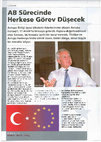 Research paper thumbnail of AB Sürecinde Herkese Görev Düşecek / Everyone will have a Mission in the EU Process (Interview with retired Ambassador, Cem Duna)