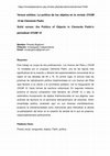 Research paper thumbnail of Versos sólidos: La política de los objetos en la revista OVUM 10 de Clemente Padín