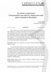 Research paper thumbnail of Tra vittime e perpetratori: l’omosessualità come silenzio e implicazione nella guerra coloniale in Mozambico