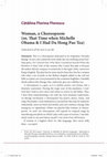 Research paper thumbnail of Woman, a Choreopoem (or, That Time when Michelle Obama & I Had Da Hong Pao Tea