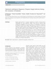 Research paper thumbnail of Optimised radiological diagnosis of hepatic fungal infection during the treatment of leukemia