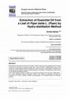 Research paper thumbnail of Extraction of Essential Oil from a Leaf of Piper betle L. (Paan) by Hydro-distillation Method