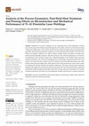 Research paper thumbnail of Analysis of the Process Parameters, Post-Weld Heat Treatment and Peening Effects on Microstructure and Mechanical Performance of Ti–Al Dissimilar Laser Weldings