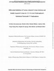 Research paper thumbnail of Differential Inhibition of Various Adenylyl Cyclase Isoforms and Soluble Guanylyl Cyclase by 2',3'-O-(2,4,6-Trinitrophenyl)-Substituted Nucleoside 5'-Triphosphates