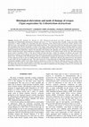 Research paper thumbnail of Histological aberrations and mode of damage of cowpea (Vigna unguiculata) by Colletotrichum destructivum