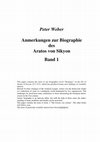 Research paper thumbnail of Anmerkungen zur Biographie des Aratos von Sikyon I