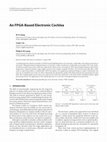 Research paper thumbnail of An FPGA-Based Electronic Cochlea