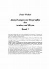 Research paper thumbnail of Anmerkungen zur Biographie des Aratos von Sikyon II