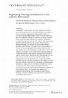 Research paper thumbnail of Negotiating Theology and Medicine in the Catholic Reformation. The Early Debate on Thomas Fienus's Embryology in the Spanish Netherlands (1620–1629)