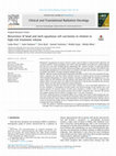 Research paper thumbnail of Recurrence of head and neck squamous cell carcinoma in relation to high-risk treatment volume