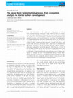 Research paper thumbnail of The cocoa bean fermentation process: from ecosystem analysis to starter culture development