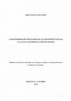 Research paper thumbnail of LA RESPONSABILIDAD DISCIPLINARIA DE LOS SERVIDORES PÚBLICOS A LA LUZ DE LAS NORMAS DE DERECHO BLANDO