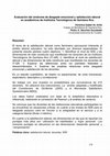 Research paper thumbnail of Evaluación del síndrome de desgaste emocional y satisfacción laboral en académicos de Institutos Tecnológicos de Quintana Roo