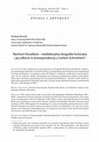 Research paper thumbnail of Reinhart Koselleck – intelektualna biografia historyka i jej odbicie w korespondencji z Carlem Schmittem