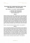 Research paper thumbnail of Perancangan Dan Implementasi Antena Yagi 2.4 GHz Pada Aplikasi WIFI (Wireless Fidelity)