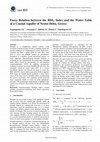 Research paper thumbnail of Fuzzy Relation Between The RDIst Index And The Water Table Of A Coastal Aquifer of Nestos Delta, Greece