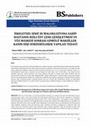 Research paper thumbnail of Orthodontic Management of Maxillary Impacted Canine After Rapid Maxillary Expansion and Facemask Therapy In A Patient with Class III Malocclusion