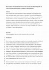 Research paper thumbnail of Direct contacts with potential interviewees when carrying out online ethnography on controversial and polarized topics: a loophole in ethics guidelines