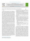 Research paper thumbnail of Just the fax, please: Updating electronic/hybrid methods for surveying pharmacists