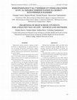 Research paper thumbnail of Awareness of high school students for a healthy way of life - sources and methods