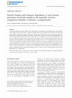 Research paper thumbnail of Diurnal changes and frequency dependence in male mating preference for female morphs in the damselflyIschnura senegalensis(Rambur) (Odonata: Coenagrionidae)