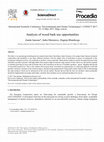 Research paper thumbnail of Analysis of wood bark use opportunities