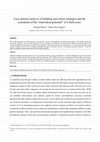 Research paper thumbnail of Cost-optimal analysis of building renovation strategies and the assesment of the renovation potential of a built asset