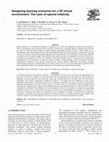 Research paper thumbnail of environment: The case of special relativity C. de Hosson 1