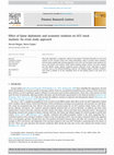 Research paper thumbnail of Effect of Qatar diplomatic and economic isolation on GCC stock markets: An event study approach