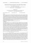 Research paper thumbnail of International Financial Integration of the Indian Money Market