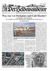 Research paper thumbnail of Was war vor Parkplatz und Café Harder? Zur Bau- und Siedlungsgeschichte der Grundstücke zwischen Hutmacherstraße, Schuhstraße und Veerßer Straße (I): Von der Stadtgründung um 1250 bis zum frühen 14. Jahrhundert.