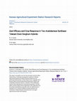 Research paper thumbnail of Zest Efficacy and Crop Response in Two Acetolactase Synthase-Tolerant Grain Sorghum Hybrids