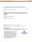 Research paper thumbnail of Residual Weed Control With Preemergence Herbicides in Grain Sorghum