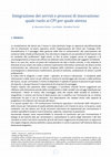 Research paper thumbnail of Integrazione dei servizi e processi di innovazione: quale ruolo ai CPI per quale utenza