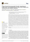 Research paper thumbnail of Copper-Treated Environmentally Friendly Antipathogenic Cotton Fabric with Modified Reactive Blue 4 Dye to Improve Its Antibacterial and Aesthetic Properties