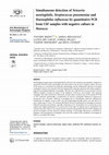 Research paper thumbnail of Simultaneous detection of Neisseria meningitidis, Streptococcus pneumoniae and Haemophilus influenzae by quantitative PCR from CSF samples with negative culture in Morocco