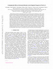 Research paper thumbnail of Evaluating the effects of structural disorder on the magnetic properties of Nd2Zr2O7